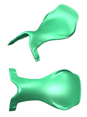 saddle tree renders